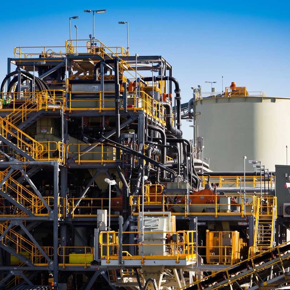 Planta de processamento em mina de lítio na Austrália