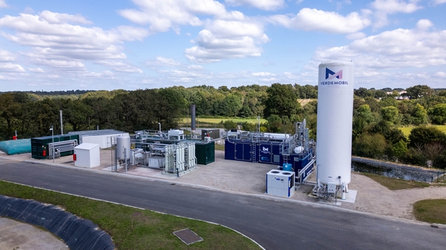 Solução modular para captura e liquefação de bio CO2 em instalações de produção de biometano na França