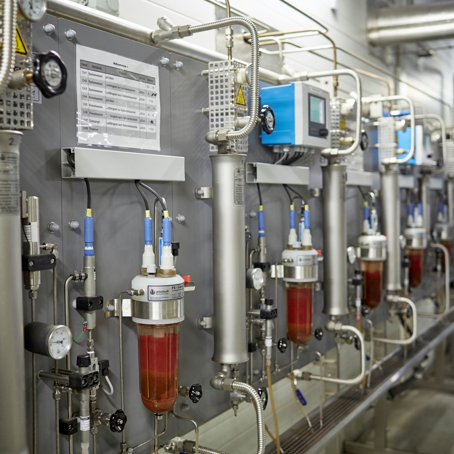 Solução de análise de vapor d'água da Endress+Hauser