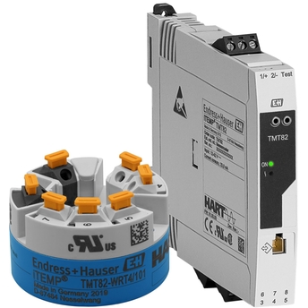 Transmissor de temperatura com certificação SIL iTEMP TMT82 para termopar, RTD e outros sinais de entrada Transmissor de temperatura iTEMP TMT82 com comunicação HART®