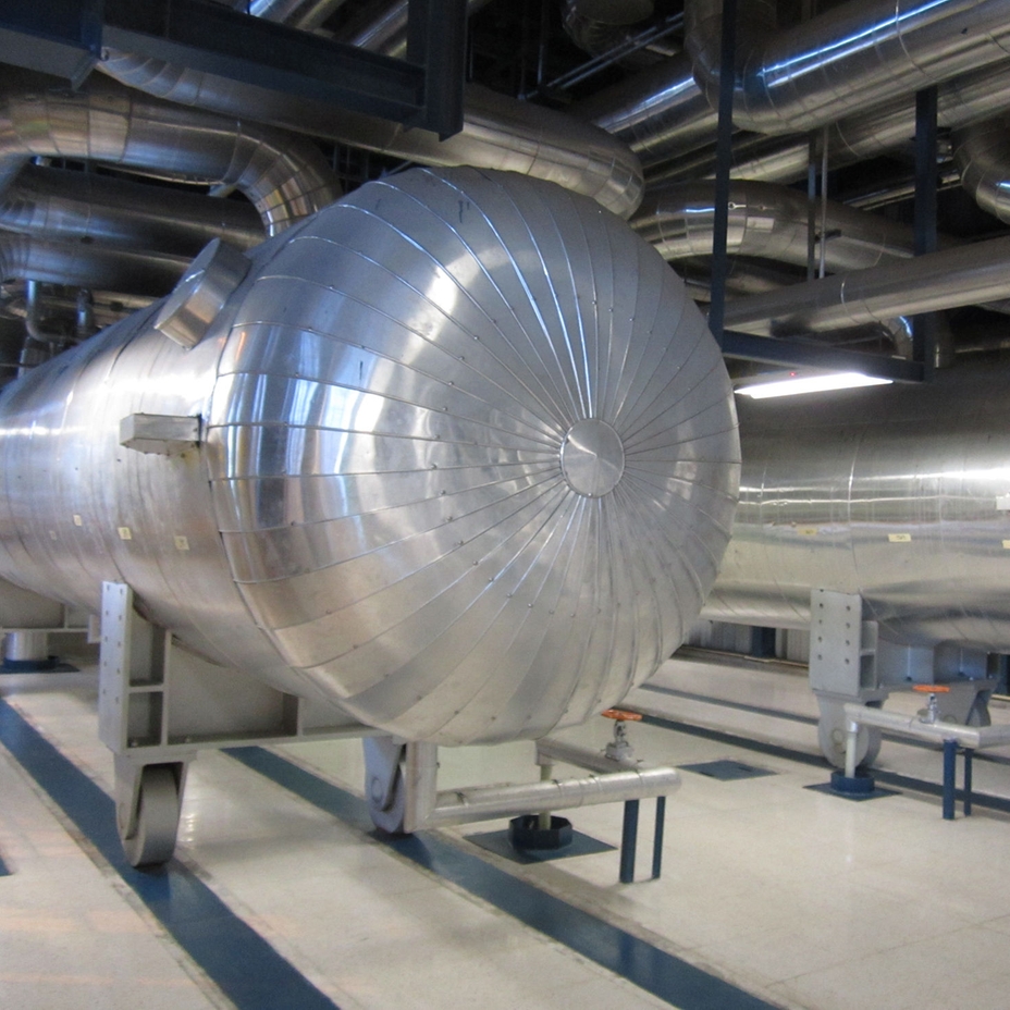 Medição de nível no circuito de água/vapor de uma usina elétrica