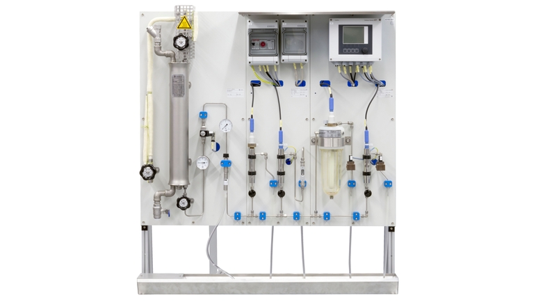 Sistemas de análise de vapor e água da Endress+Hauser