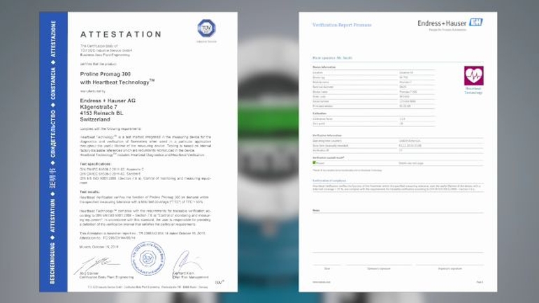 Screenshot photo of: Attestation TÜV SÜD