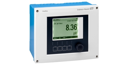 Liquiline CM444 é um transmissor digital para pH, ORP, condutividade, oxigênio, turbidez e muito mais.