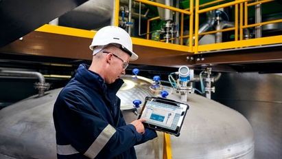 Tablets para configuração do equipamento