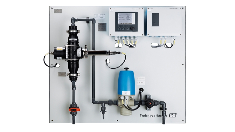 Painel de monitoramento de água exemplar para efluentes industriais