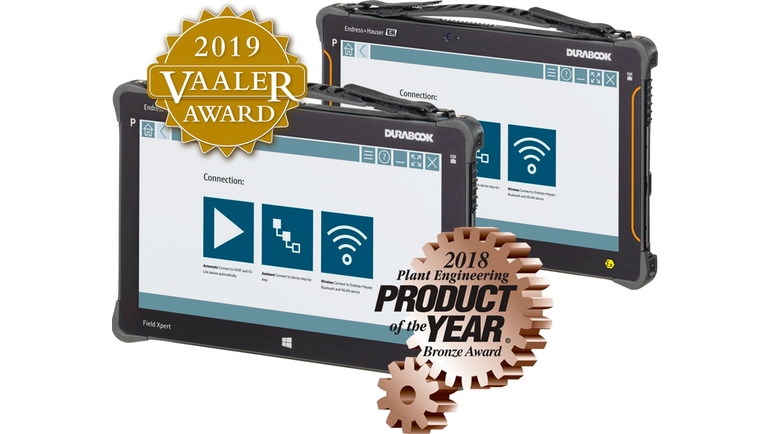 Tablet PC Field Xpert SMT70, produto do ano (bronze) 2018 e Vaaler Award 2019