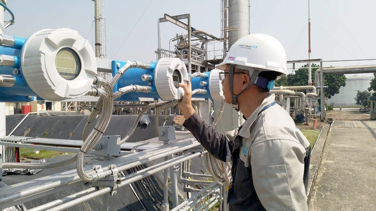 Tancagem em planta química