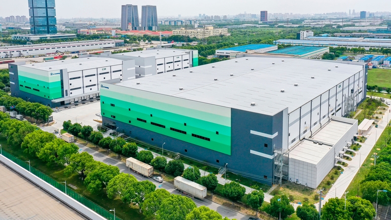 Novo centro de logística em Suzhou, China.