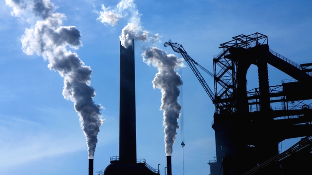 Emissões industriais de dióxido de carbono
