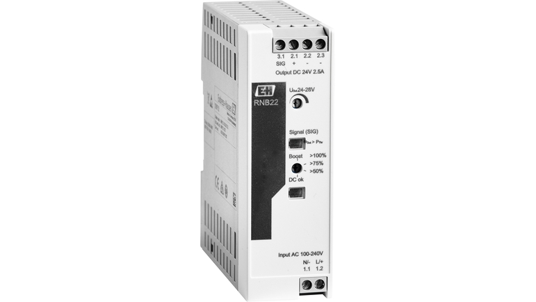 RNB22 230V/110V AC to 24V DC system power supply