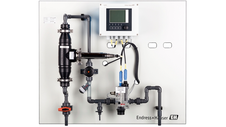 Sistemas confiáveis de monitoramento de água de processo da Endress+Hauser
