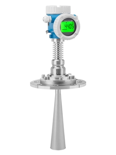 Micropilot FMR67B com invólucro de alumínio e antena de alta temperatura