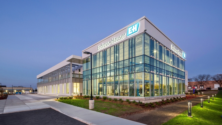 O centro de treinamento e atendimento ao cliente da Endress+Hauser em Burlington, Ontário, Canadá